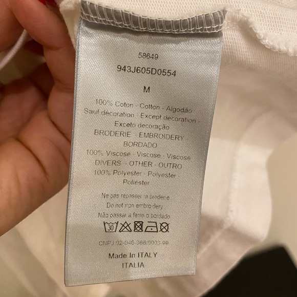 DIOR MEN’s T-Shirt - Foxton Rose - Size M - Picture 4 of 4